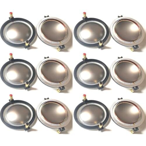 12 pcs CCAR Flat Wire Replacement diaphragm for 74.46 mm Diaphragm for B&C DE800 8 ohm 74.4mm