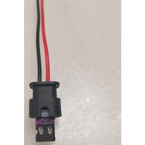 2/4/10pcs/lot 2 Pin/Way Tyco Fuel Injector Plug High Pressure Pump Gasbag Automotive Connector With Pigtail For AUDI Volkswagen