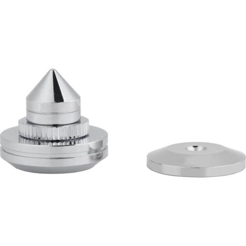 4Pcs/Set Copper Speaker Spike Isolation Stand with Base Pads Feet Mat Shockproof speaker spike