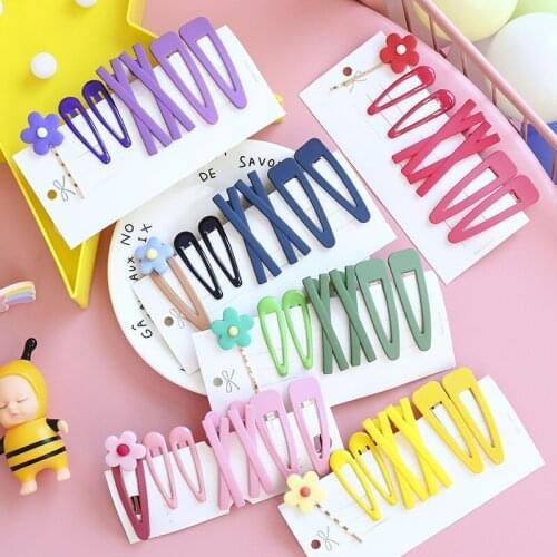 7Pcs/Set Baby Girls Hair Clips Glitter Barrettes Kids Metal Snap Hair Clips Hairpins Hair Accessories for Girl Teens Kids Babies