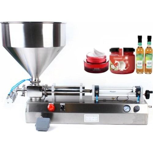 5-5000ml Paste Liquid Filling Machine Cream Shampoo Pneumatic Piston Filler Cosmetic Toothpaste oil honey pack filling machine