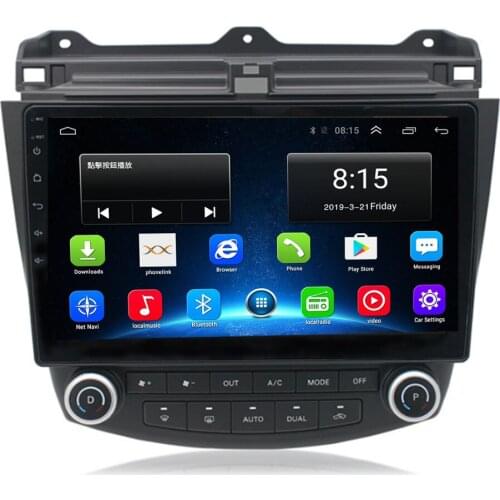 AI Voice Control Android 10 4G Car Radio Multimedia Player For Honda Accord 7 2003-2006 2007 2008 Navigation Auto 2 din no dvd