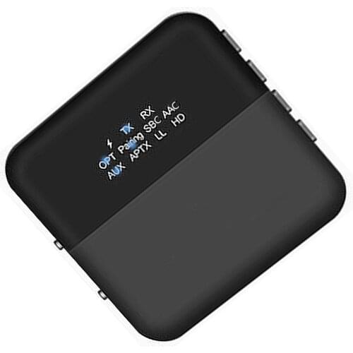 Wireless 5.0 Audio Transmitter Receiver AptX HD LL Low Latency CSR8675 Wireless Adapter RCA SPDIF 3.5mm Aux Jack for TV PC Car