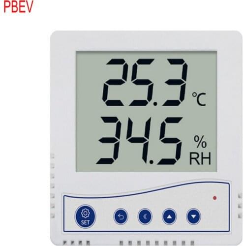 Electronic Thermometer And Hygrometer Industrial Grade High Precision LCD Display 86 Boxes 485 Output To Send Software Temperatu