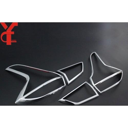 ABS tail lights cover car exterior rear lamp hood covers accessories for mitsubishi xpander 2017 2018 2019 2020 2021