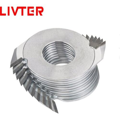 LIVTER finger joint cutter 65Mn HRC40-43 splicing quantity good applicable processing material soft and hard wood