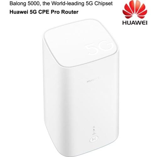 New Arrival High-end HUAWEI 5G CPE Pro Routers With Balong 5000 Chipset 2.3 Gbps of Download Speed Dual Band Gigabit Wireless