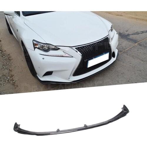 Carbon Fiber Front Bumper Lip Chin Spoiler Bumper Cover for Lexus IS250 IS350 IS F Sport Sedan 4 Door 2014-2016 FRP