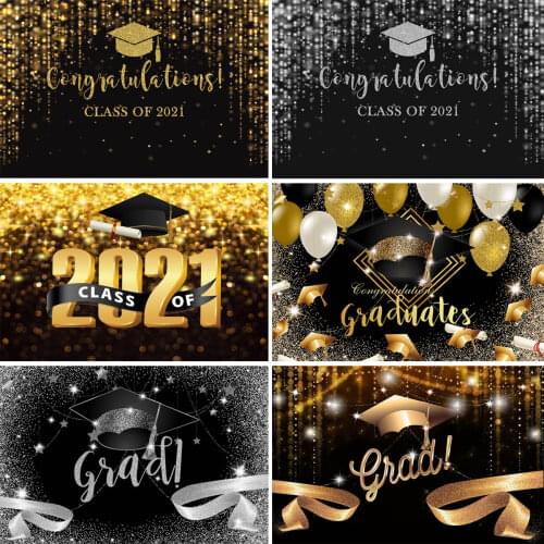 Congratulation Graduation Graduate Children Back To School Balloon Photographic Backdrop Congrats Grad Theme Graduation Class