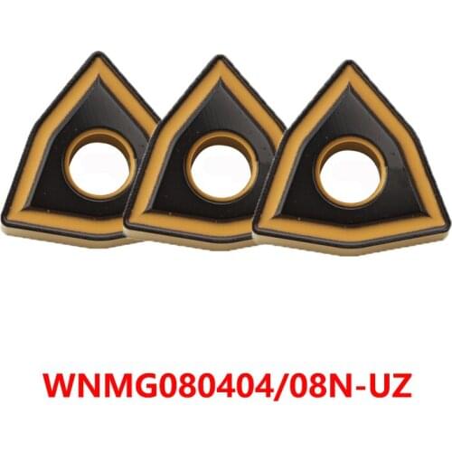 WNMG080404 WNMG080408 N-UZ AC820P AC700G Carbide Cutting Inserts WNMG 080404 080408 Lathe Cutter Turning Tools CNC 100% Original