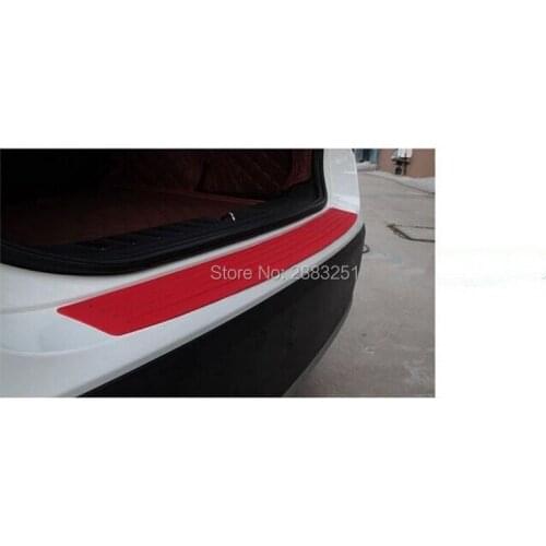 1PC Car Styling Door Sill Guard Rear Bumper Protector Strip for Audi a4 a3 q5 q7 a5 b6 b8 a6 c5 b7 c6 audifonos TT accessories