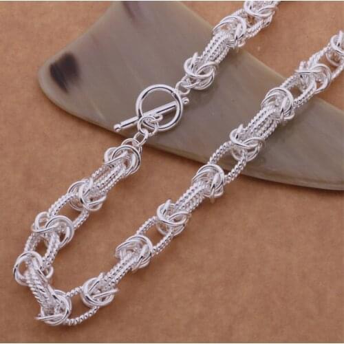 XL-AN634 Hot Wholesale Silver Color Necklaces For Women 925 Fashion Jewelry Pendant /brwakjda Dewalwda