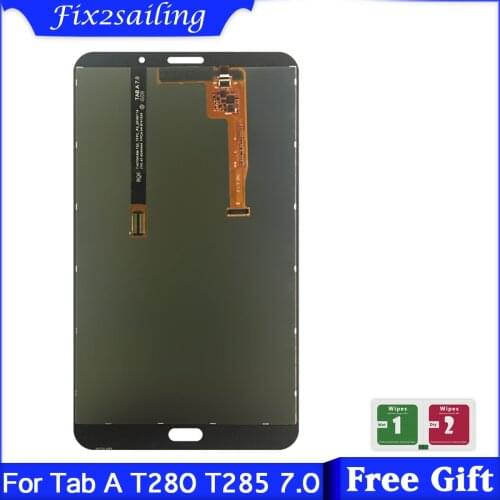 For Samsung Galaxy Tab A 7.0 inch 2016 SM-T280 SM-T285 T280 T285 LCD Display Touch Screen Digitizer Assembly Test AAA lcd Parts