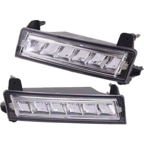 1 Pair Front Bumper LED Daytime Running Light Lamp DRL A1649060151 A1649060251 Fit For Mercedes-Benz ML GL GLK W164 X164 X204