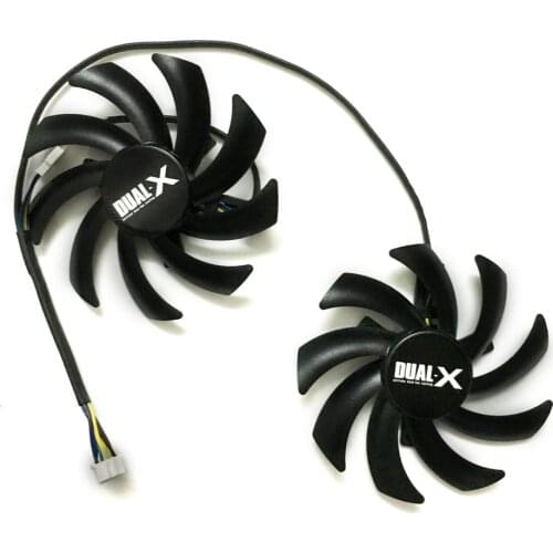 2pcs/lot computer Graphics card VGA Cooler Fan For Leadtek GTX560Ti GTX770 WinFast O.C Video Card cooling