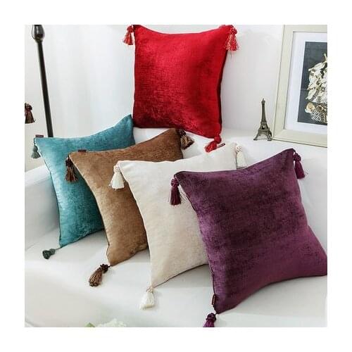 6color Throw Pillow Cover Velvet Cushions Cover For Living Room 45*45 cushions cover for couch seat for household