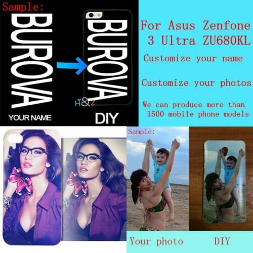 DIY custom design own name Customize printing your photo picture phone case cover for Asus Zenfone 3 Ultra ZU680KL