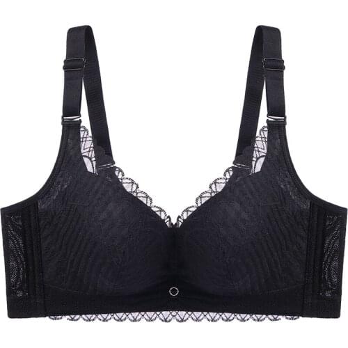Women Lace Bra Push Up Tops Wireless Lingerie Sexy Bralette Female Underwear Full Cup Comfortable Breathable Slip-resistant Bras