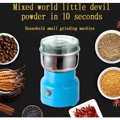 Electric Coffee Bean Grinder Home Bean Spice Salt Pepper Herbs Nuts Spices Mill Grinder Multifunction Smash Machine