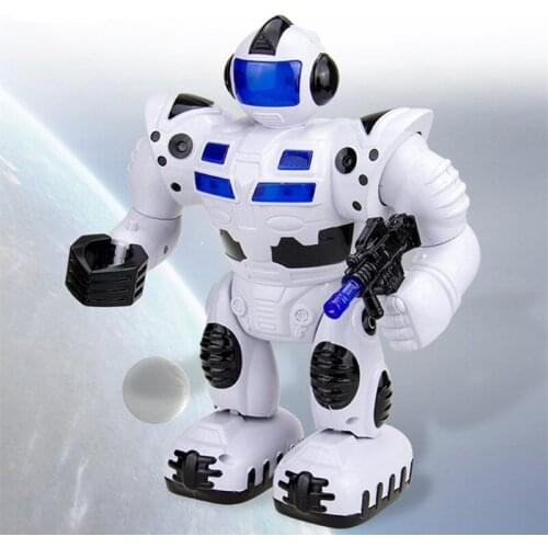 2016 New Kids Electronic Toy Walking Robot Hand-Moving Girls Boys with Colorful Lights and Misic Classic Dolls For Baby Gifts