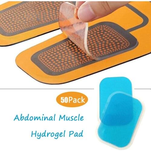 Pack of 50 pieces of abdominal muscle hydrogel patch Abdominal muscle patch Smart fitness equipment patch accessories
