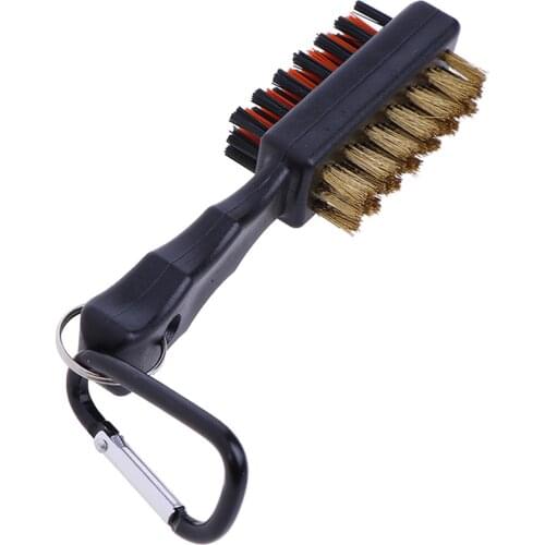 Golf Club Cleaner Brush Golf Groove Cleaning Brush 2 Sided Golf Putter Wedge Ball Groove Cleaner Kit Cleaning Tool