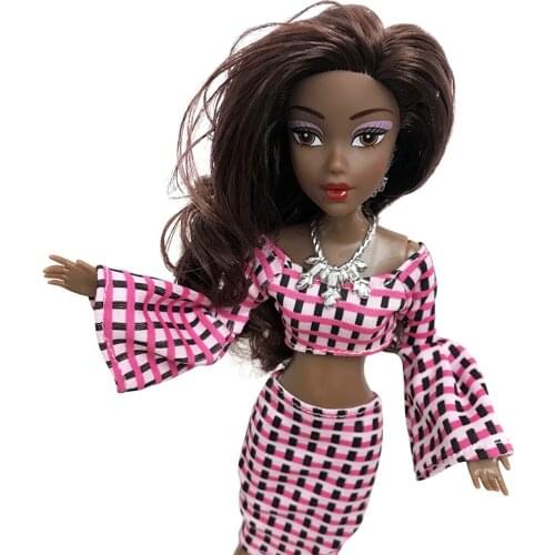 HIINST 2019 NEW Baby Dolls For Girls Baby Movable Joint African Doll Toy Black Doll Best Gift Toy Hot sale baby dolls for kids