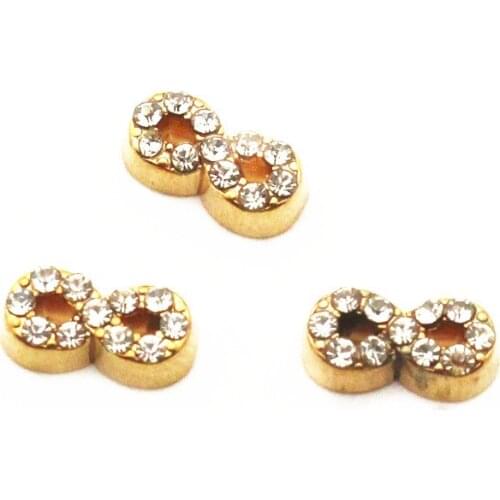 Hot selling 10pcs/lot Crystal Floating Charms infinity Charms for Floating Memory charms Lockets DIY Jewelry