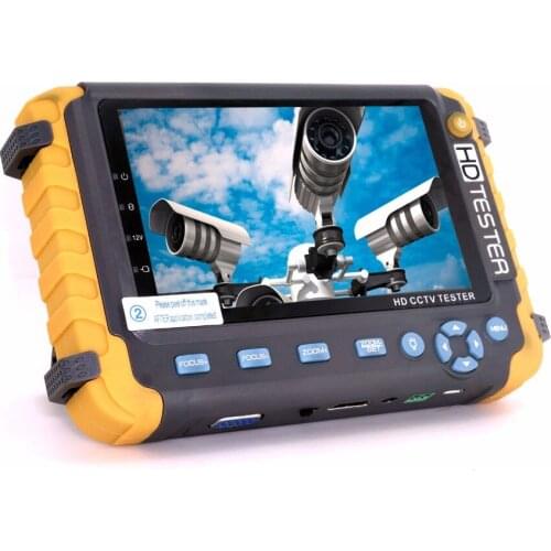 DHL Free IV8W 5 Inch TFT LCD 5MP AHD TVI 4MP CVI CVBS CCTV Tester Security Camera Tester Monitor VGA HDMI Input UTP Cable Test