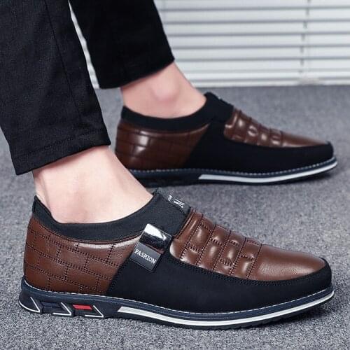 Man Flat Classic Men Dress Shoes outdoor lace up genuine Leather Driving Italian Formal Oxfords shoes size 38-48 Male Footwear