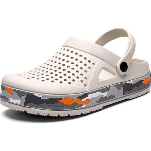 Mens Sandals Outdoor Non-slip Beach Shoes Men Casual Shoes Summer Fashion Sandals Platform Sandals Light Breathable Beach Shoes