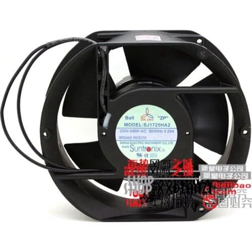 NEW Suntronix SAN JUN SJ1725HA1 220V 0.28A metal high temperature resistance Axial cooling fan