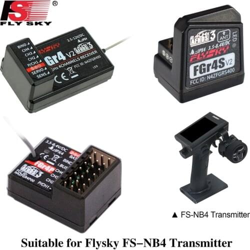 Good Sale Flysky FGR4 FGR4S FGR4P Single Antenna Receiver AFHDS 3 PPM/IBUS/PWM For Flysky FS-NB4 Remote Control Accessory