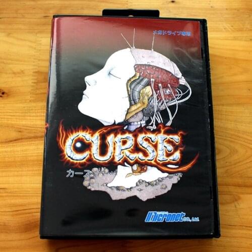 Curse 16 Bit SEGA MD Game Card With Retail Box For Sega Mega Drive For Genesis