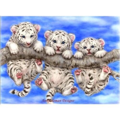 Needlework for embroidery DIY DMC High Quality - Counted Cross Stitch Kits 14 ct Oil painting - Hang in there