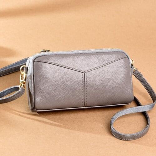 100% Genuine Leather Women Handbag High Quality Cowhide Female Shoulder Bag Luxury Brand Ladies Crossbody Bags New Fashion purse