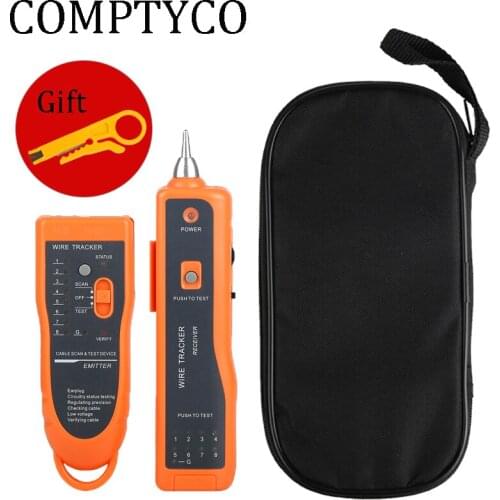 LAN Network Cable Tester Cat5 Cat6 RJ45 UTP STP Detector Line Finder Telephone Wire Tracker Tracer Diagnose Tone Tool Kit