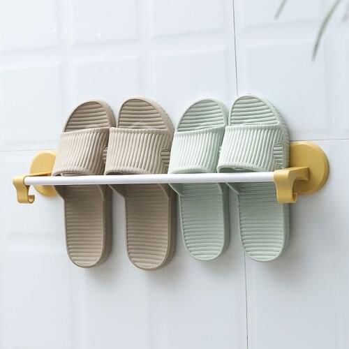 Punch-free towel rack bathroom bathroom rack towel bar rack toilet suction cup Nordic simple hanging rack rack bathroom tools