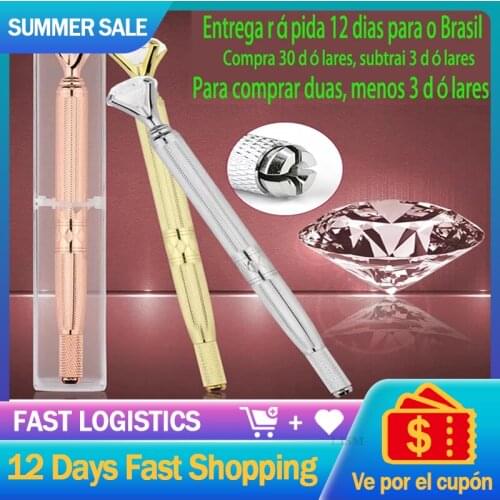 10pcs Eyebrow Manual Pen Microblading Tattoo Machine For Permanent make up Eyebrow Lip Embroidery Munsu With Crystal Diamond