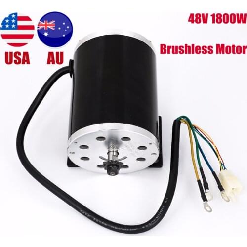 48V 1800W Electric Brushless Motor For ATV Go Kart Scooter Electric Scooter E-Bike Motorcycle Accessories Part