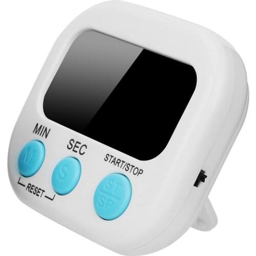 Large Magnetic LCD Digital Kitchen Countdown Timer Stopwatch Alarm with Stand Kitchen Timer Practical Cooking Alarm Clock