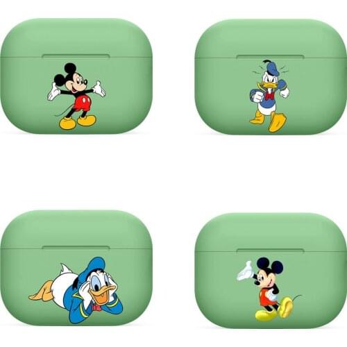 Disnye For Airpods pro 3 case Protective Bluetooth Wireless Earphone Cover Air Pods airpod case air pod cases green 1 2