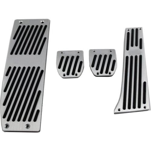 For BMW X1 M3 E39 E46 E87 E84 E90 E91 E92 AT / MT Accelerator Brake Car Accessories Foot Rest pedal Pads Gas Refit Sticker