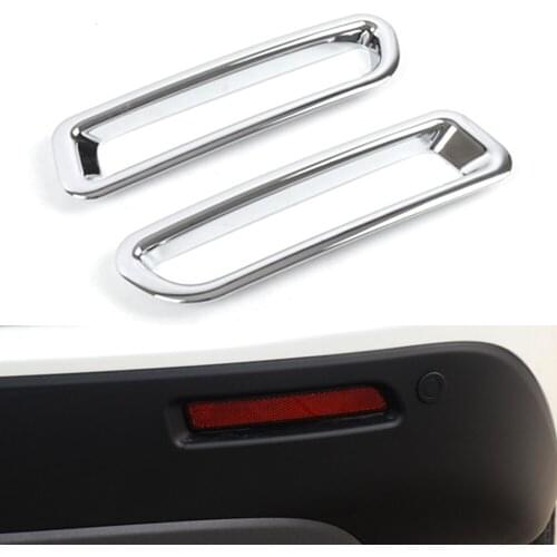 Chrome Rear Fog Light Lamp Frame Trim Cover For Suzuki Vitara 2016 2017 2018 2019 Car Detector Stick Styling