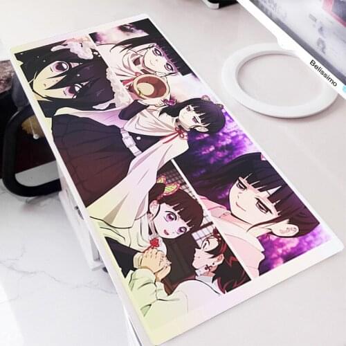 Gaming Pad Mouse Gamer Desk Computer Pc Complete On The Table Keyboard Mats Kawaii Gamers Accessories Handsome Kimetsu No Yaiba