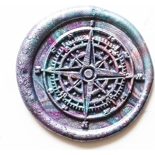 Compass wax seal stamp, Retro Antique Sealing Wax Scrapbooking Stamps HEAD Wedding Decorative Invitation