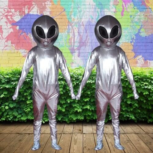 Extraterrestrial Mascot Costume Alien Mascotter fancy dress costume Halloween Carnival Party Fancy Dress Christmas Cosplay Party