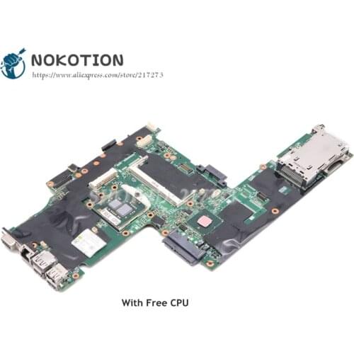 NOKOTION For Lenovo Thinkpad T410 Laptop Motherboard QM57 DDR3 Free CPU 63Y1583 63Y1481 75Y4066 MAIN BOARD