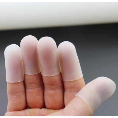 1 Pair Pain Relief Finger Protector Multifunctional Reusable Foot Silicone Gel Guard Toe Tube Bandage Hand Care Protective Case