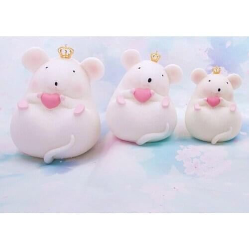 Cartoon Animal Mouse Shaped Piggy Bank Creative Cute Coin Money Storage Boxes Saving Box Home Decoration Bedroom Resin Ornament